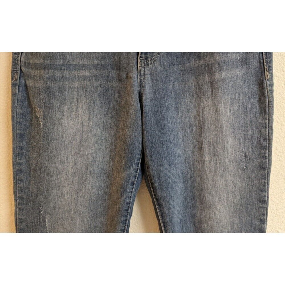 Women's DEMOCRACY Ab Solution Light Blue Ankle Skimmer Jeans Size 8 - Picture 3 of 9